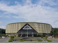 Gedung rektorat Universitas Padjadjaran di Kampus Jatinangor, Sumedang.