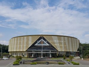Gedung rektorat Universitas Padjadjaran di Kampus Jatinangor, Sumedang.
