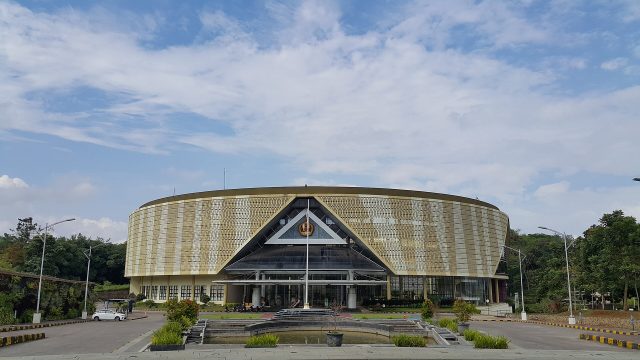 Gedung rektorat Universitas Padjadjaran di Kampus Jatinangor, Sumedang.
