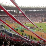 Foto arsip suasana tribun Stadion Utama Gelora Bung Karno Jakarta saat Piala Asia 2007