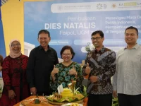 Guru Besar Fisipol UGM Prof Amalinda Savirani sampaikan pidato Dies Natalis