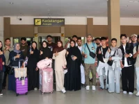 Mahasiswa asing Universitas Bengkulu tiba di Bandara Fatmawati Bengkulu