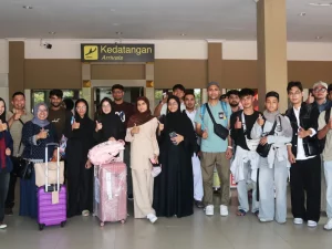 Mahasiswa asing Universitas Bengkulu tiba di Bandara Fatmawati Bengkulu
