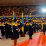 Prosesi wisuda periode 263 Universitas Airlangga di Airlangga Convention Center Surabaya