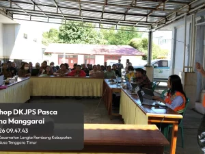 Workshop dukungan kesehatan jiwa dan psikososial pascabencana bagi tenaga kesehatan di Manggarai