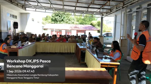 Workshop dukungan kesehatan jiwa dan psikososial pascabencana bagi tenaga kesehatan di Manggarai
