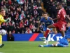 Alexander Isak mencetak gol Liverpool ke gawang Brighton di Anfield