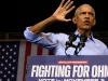 Mantan Presiden AS Barack Obama berpidato dalam kampanye Partai Demokrat di Cleveland, Ohio