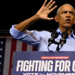 Mantan Presiden AS Barack Obama berpidato dalam kampanye Partai Demokrat di Cleveland, Ohio