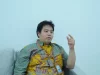 Dosen FKK ITS dr Edwin Nugroho Njoto saat menjelaskan influenza A