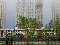 Gedung apartemen bertingkat di Moskow rusak setelah serangan drone Ukraina
