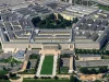 Pemandangan udara gedung Pentagon berbentuk segi lima di Washington