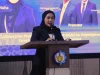 Hilyatun Nuha memaparkan disertasi model daur ulang sampah botol PET dalam sidang promosi doktor di ITS