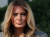 Ibu Negara Amerika Serikat Melania Trump di Taman Mawar Gedung Putih, Washington DC