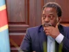 Mantan Presiden RD Kongo Joseph Kabila dalam jumpa pers peluncuran koalisi FRN
