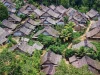 Kampung Baduy dengan puluhan rumah adat Sulah Nyanda beratap ijuk di lereng berhutan
