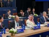 Sergey Lavrov bersama para menteri luar negeri dalam pertemuan G20 di Atlanta
