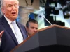 Presiden AS Donald Trump berbicara di Ruang Pers James S. Brady, Gedung Putih