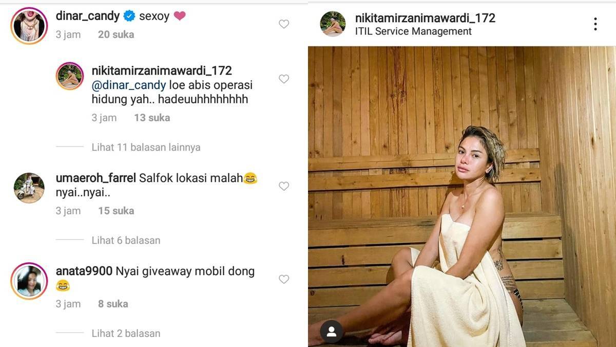 Nikita Mirzani Unggah Foto Berhanduk di Sauna, Waganet Salfok 2 Lampiran Gambar