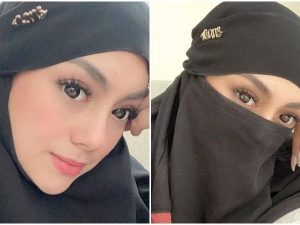 Cekricek.id - Celine Evalngelista tampak beberapa kali posting foto berhijab dan juga mengenakan cadar, warganet berharap Celine mualaf.