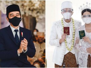 Berita selebriti dan grosip artis: Presiden Joko Widodo menjadi saksi atas pernikahan Atta Halilintar dan Aurel Hermansyah.