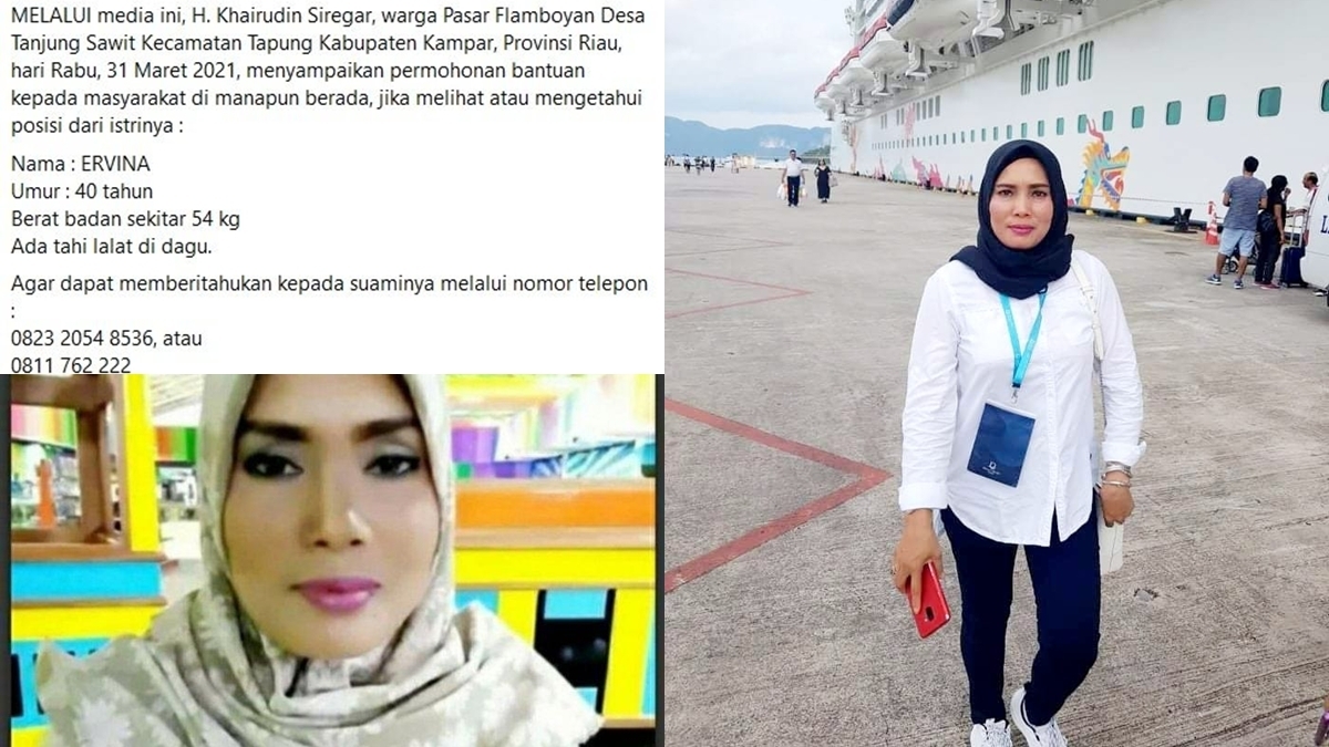 Istri Tak Pulang-pulang, Suami Siapkan Uang Rp 75 Juta Untuk Orang yang Menemukan Istrinya 2 Lampiran Gambar