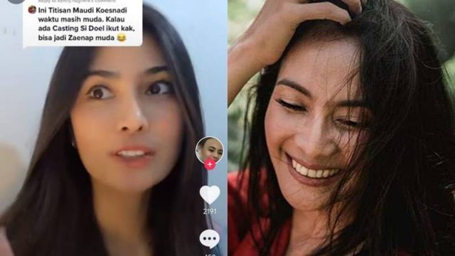 Cekricek.id - Seorang wanita mendadak viral usai dibilang netizen mirip artis cantik Maudy Koesnadi yang bermain di film jadul 