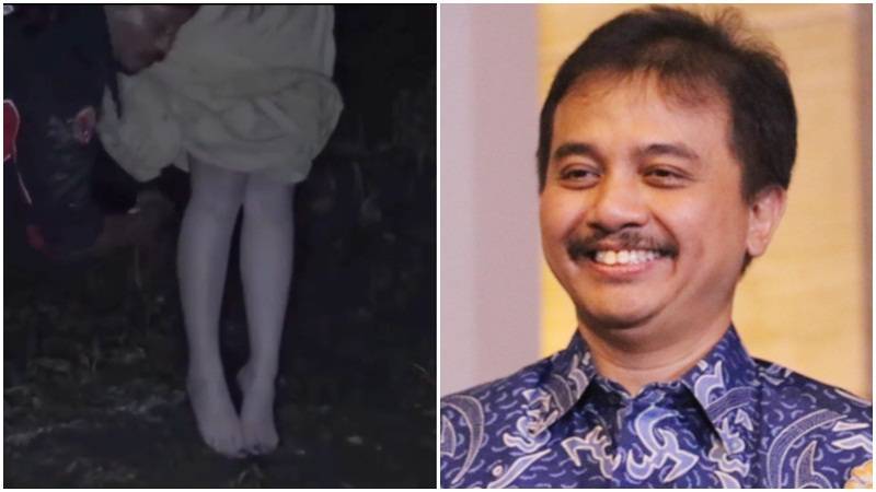 Cekricek.id - Roy Suryo dalam youtubenya membuktikan apakah kuntilanak itu kakinya menapak ke tanah atau tidak, hingga hebohkan publik.