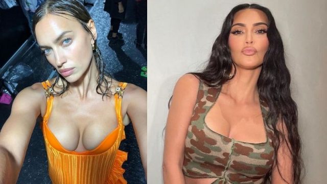 Kim Kardashian dan Irina Shayk