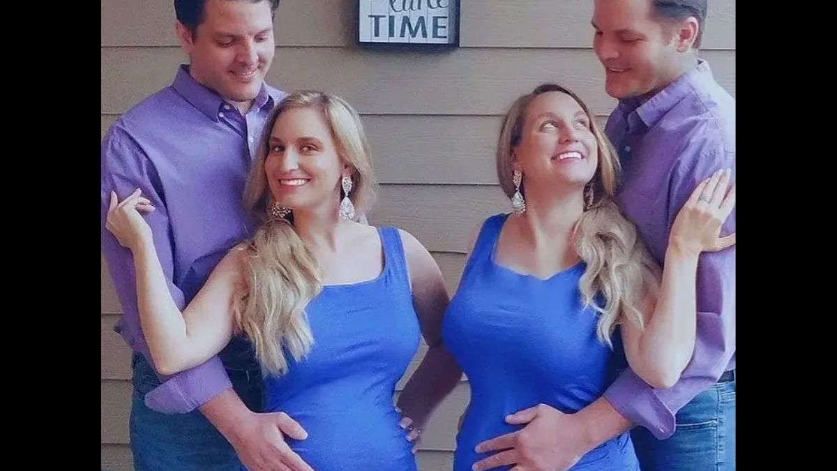 Wanita Kembar Ini Menikah dengan Pria Kembar dan Hamil Bersamaan 2 Brittany dan Briana Deane