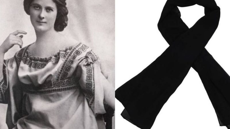 Angela Isadora Duncan, penari kelahiran Amerika Serikat tewas dengan sebab syal yang digunakannya.