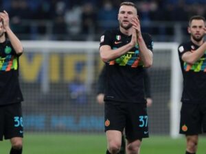 Berita bola: Inter Milan vs Sassuolo: Inter Milan dipermalukan Sassuolo 0-2 di Giuseppe Meazza, Senin (21/2/2022) dini hari WIB tadi.