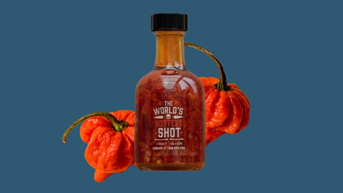 Berita terkini, terbaru, dan berita pilihan hari ini: Minuman keras yang dicampur Carolina Reaper disebut sebagai minuman terpanas di dunia yang dapat membuat mulut seperti terbakar.