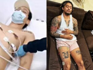 Berita artis: Komika Uus parodikan gaya Indra Kenz terbaring di rumah sakit dengan "cosplay menjadi sultan trending".