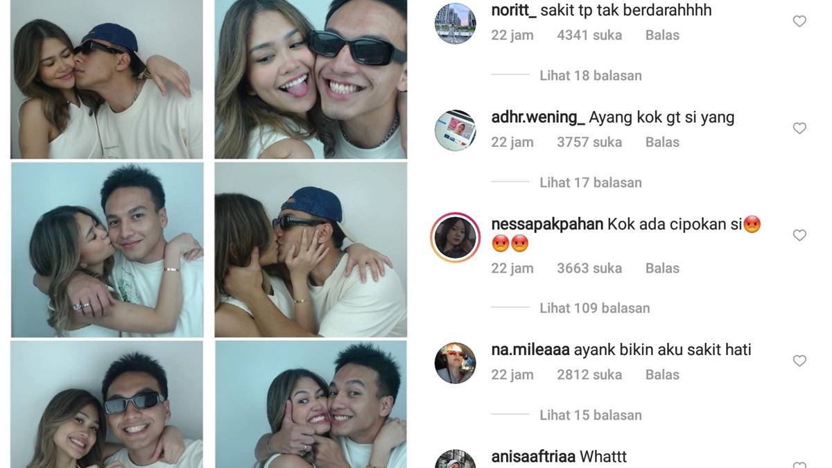 Bikin Lemes, Jefri Nichol Pamer Foto Ciuman Bibir dengan Perempuan 2 Lampiran Gambar