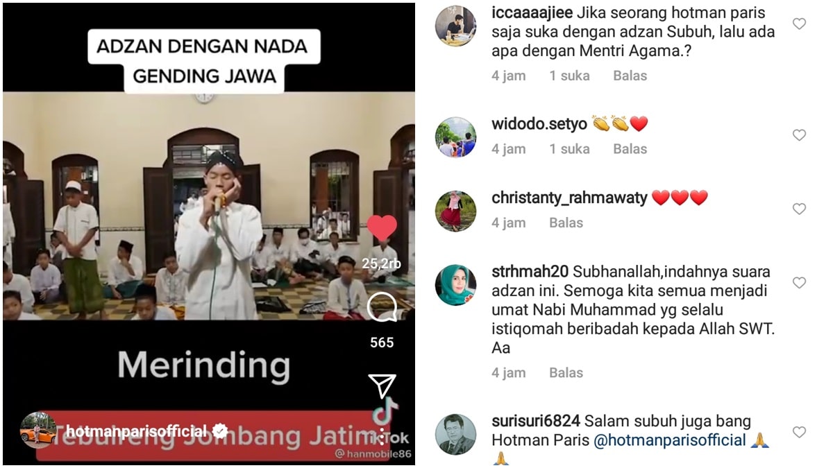 Hotman Paris Suka Suara Azan, Netizen: Lalu Ada Apa dengan Menteri Agama? 2 Lampiran Gambar