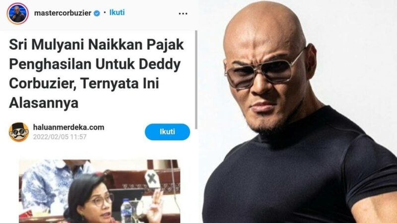 Berita artis, selebriti, dan hot gosip artis terbaru hari ini: Pajak Deddy Corbuzier naik atas usulan Menteri Keuangan, Sri Mulyani- Berita artis, selebriti, dan hot gosip artis terbaru hari ini: Pajak Deddy Corbuzier naik atas usulan Menteri Keuangan, Sri Mulyani