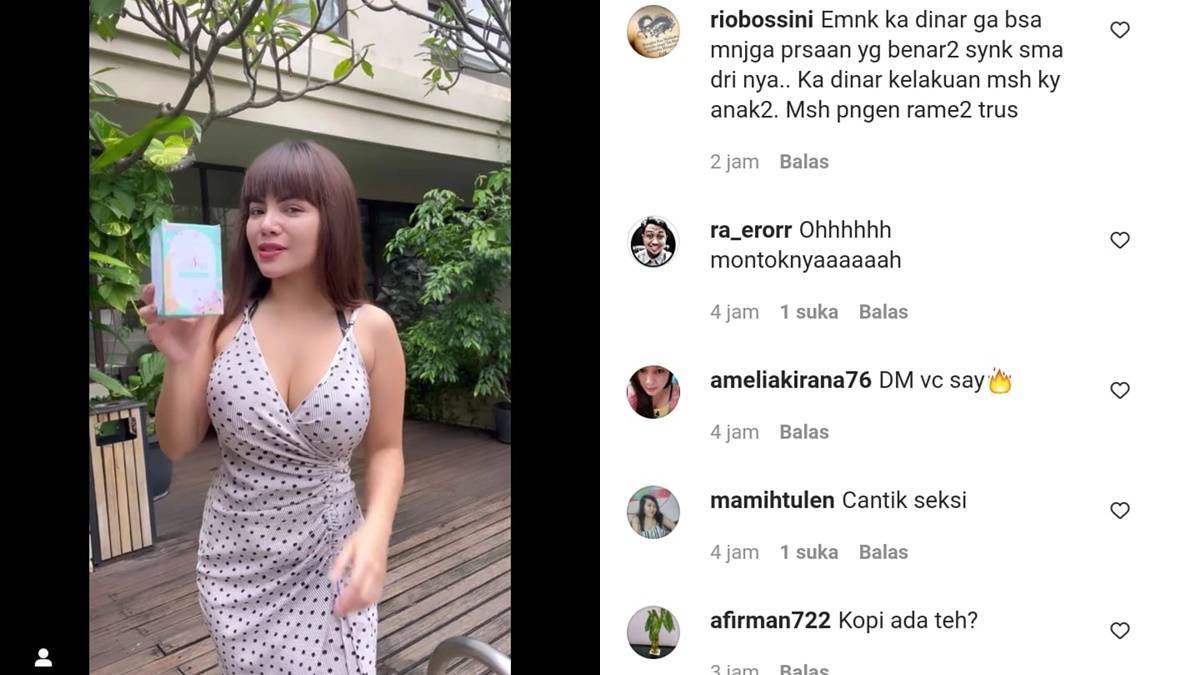 Dinar Candy Berpakaian Seksi, Netizen: Emang Gak Bisa Jaga Perasaan! 2 Lampiran Gambar
