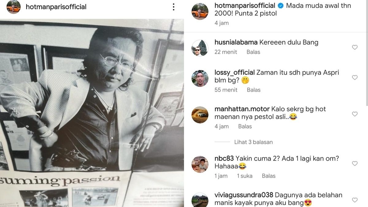 Hotman Paris Pamer Foto Waktu Muda dengan Pistol di Pinggang 2 Lampiran Gambar