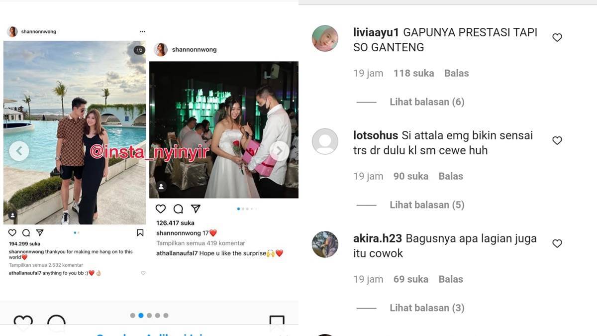 Lepas Tangan Dari Shannon Wong, Athalla Naufal Dihujat Netizen 2 Lampiran Gambar