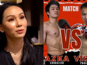 Berita artis: Azka Corbuzier akan beradu tinju di ring dengan Vicky Prasetyo, Kalina pun memberikan tanggapan terharap kompertisi tersebut.