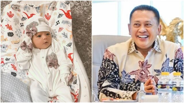 Berita artis: Ketua MPR RI Bambang Soesatyo berkunjung ke rumah Atta Halilintar dan Aurel Hermasyah untuk melihat baby Ameena.