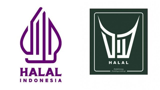 Berita terkini: label halal baru yang bentuknya menyerupai gunungan wayang dan motif surjan membuat label halal versi Minang ikut muncul.