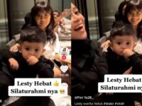Berita artis: Lesty Kejora bertemu dengan anak Rizki DA yang merupakan mantan kekasihnya sebelum resmi menikah dengan Rizky Billar.