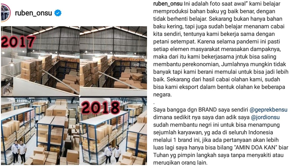 Ruben Onsu Ungkap Rasa Bangganya dengan Grepek Bensu Meski Banyak yang Menyindir 3 Lampiran Gambar