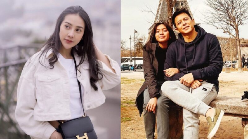 Berita artis: Anya Geraldine deklarasikan triple A saat jalan bersama Ariel Noah dan putri semata wayangnya, Alleia