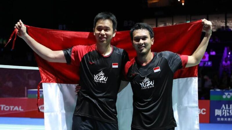 Berita terbaru: tim bulu tangkis Indonesia dipastikan meraih satu gelar juara di All England tahun ini pada sektor ganda putra