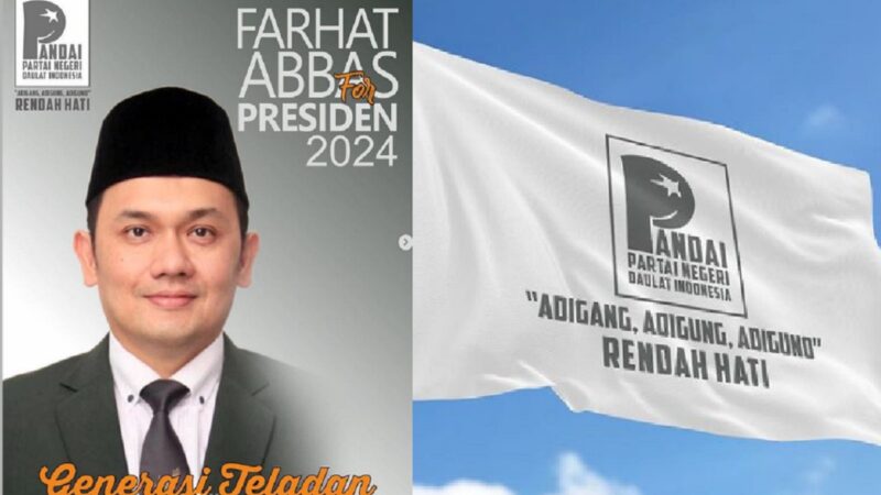 Berita terbaru: Farhat Abbas ingin jadi presiden dengan maju pada pemilu 2024 mendatang, netizen tegaskan tolak memberikan dukungan.