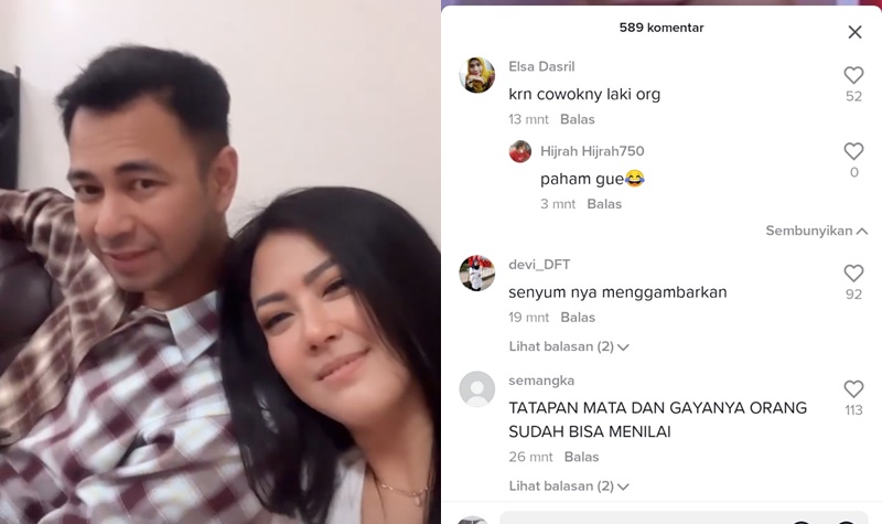 Di Hadapan Nita Gunawan Raffi Ahmad Kepo, Mengapa Tidak Ada Foto Cowok di Instagramnya, Netizen: Karena Cowoknya Laki Orang 2 Lampiran Gambar