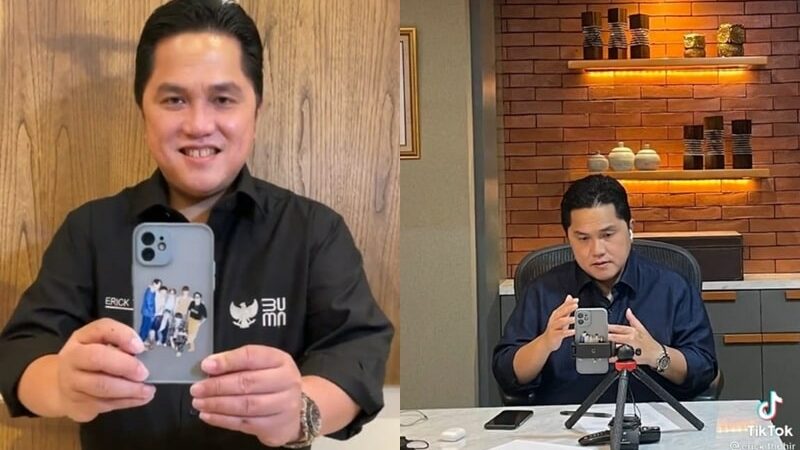 Berita terkini: Erick Thohir, Menteri BUMN ini mengaku dirinya adalah seorang ARMY yakni penggemar boyband asal Korea Selatan BTS.